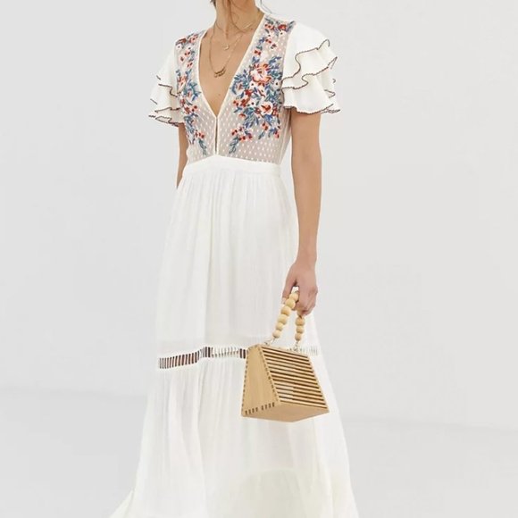 Cleobella Dresses & Skirts - Cleobella Daphne Dress in Ivory Size XS